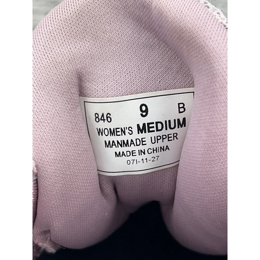 Orthofeet 846 Women 9 B Medium Mauve Pink Mesh Bungee‎ Athletic Sneakers